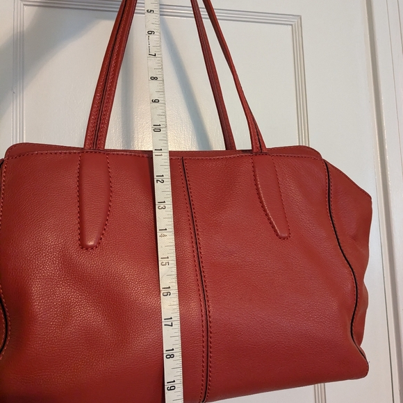 Tumi Leather Tote Shoulder Bag Like with Dust Bag - Picture 3 of 16